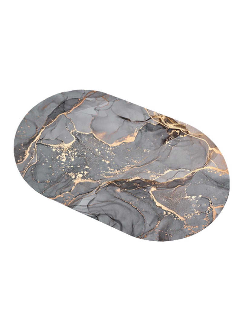 Sharpdo Absorbent Mats Non-Slip Bathroom Floor Mats Marble Pattern Kitchen Floor Mats  - Image 2