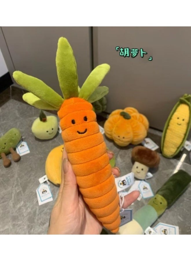 Cute Plush Fruit and Vegetable Series Keychain