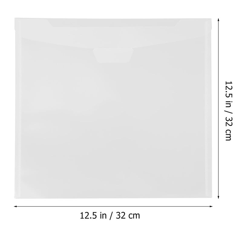 أكياس تخزين المستندات الكبيرة 20 قطعة 32x32 سم، حقائب ملفات، حامل فواتير، منظّم للمكتب والمدرسة - Image 3