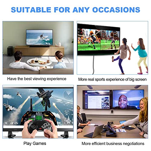 Angusplay 8K Displayport to DisplayPort 1.4 Cable 30ft 35ft 10m, Ultra HD 4K 144Hz, 8K 60Hz, HBR3(7680x4320 Resolution), High Speed 32.4Gbps, Long Nylon Braided DisplayPort 1.4 1.2 Cable 33ft - Image 4