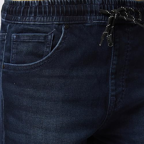 Spykar Men's Rover Regular Fit Mid-Rise Casual Jeans Dark Blue - Image 5