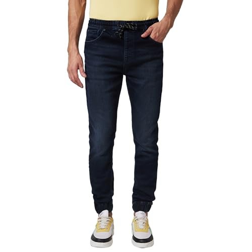 Spykar Men's Rover Regular Fit Mid-Rise Casual Jeans Dark Blue - Image 1