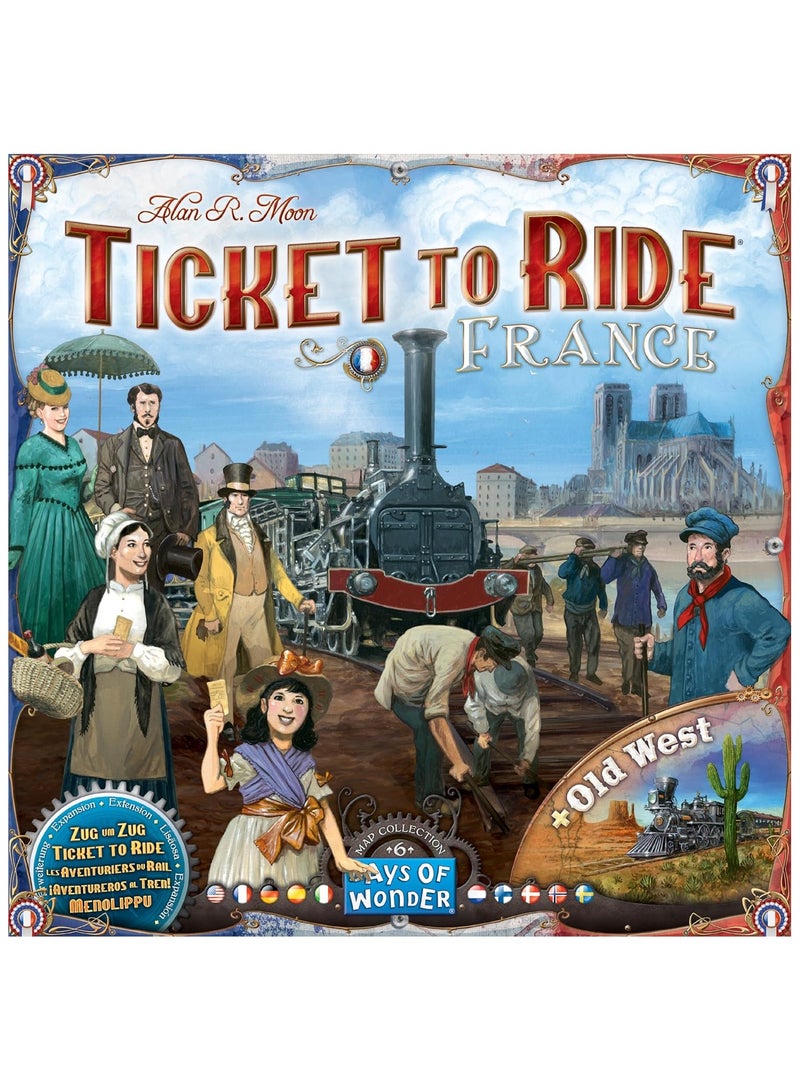 Days Of Wonder Ticket to Ride: Vol 06 - France & Old West - Image 2