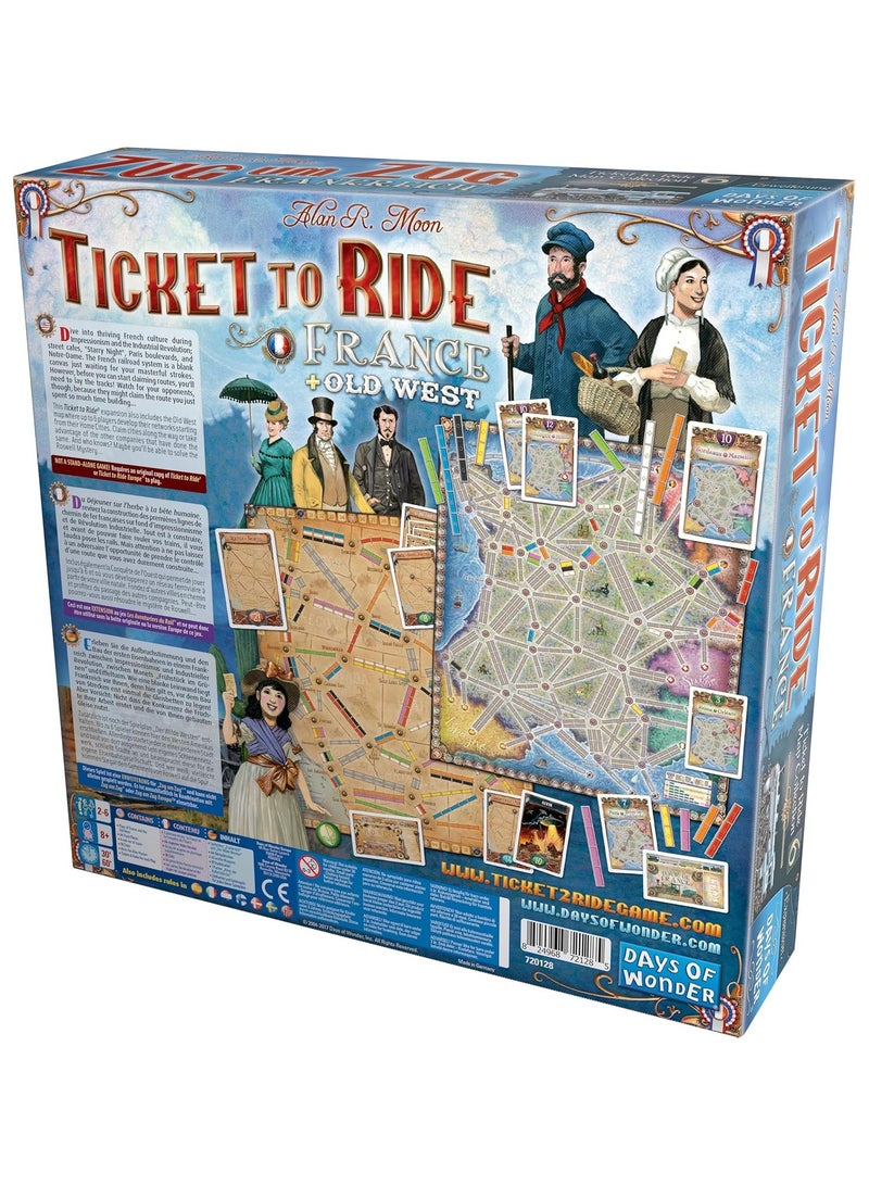 Days Of Wonder Ticket to Ride: Vol 06 - France & Old West - Image 3