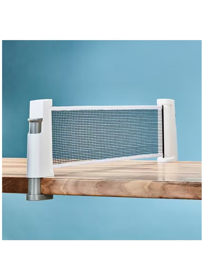 Table Tennis Set With Posts, Adjustable Rollnet, 2 Bats And 2 Balls