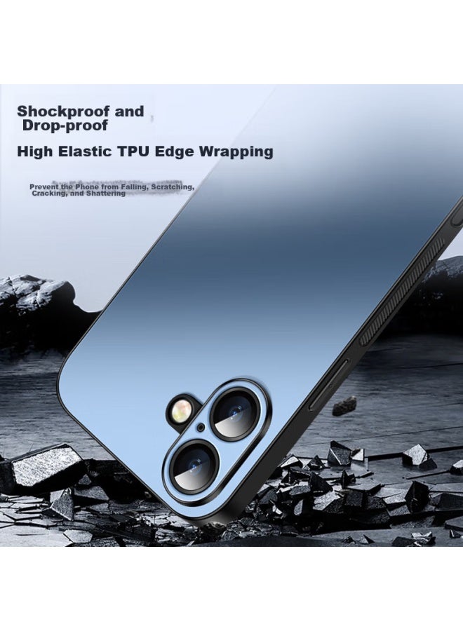 Shangsu Iphone 16 Case, Apple 16 Protective Cover, Full Lens Protection, Ag Frosted, Real Machine Feel, Simple Luxury Business Style, Shockproof, For Men And Women, Graphite Black - Image 5