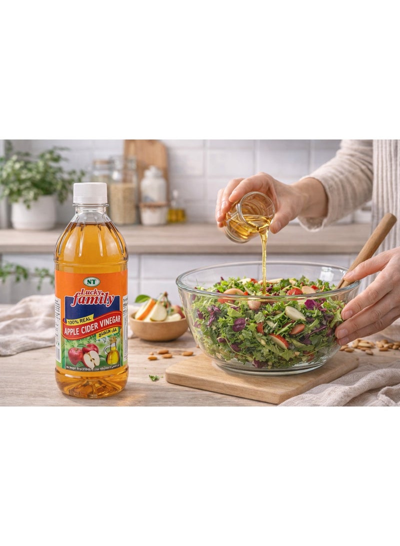 LUCKY FAMILY 100% Real Apple Cider Vinegar 473ml - Image 3