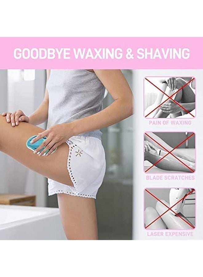 VATSAL Painless Crystal Hair Eraser for Women and Men, Magic Hair Eraser Crystal Hair Remover, Exfoliation Hair Removal Tool for Arms Legs Back - Fast & Easy, Reusable & Washable - Image 4