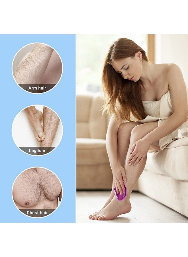 VATSAL Painless Crystal Hair Eraser for Women and Men, Magic Hair Eraser Crystal Hair Remover, Exfoliation Hair Removal Tool for Arms Legs Back - Fast & Easy, Reusable & Washable - Image 5