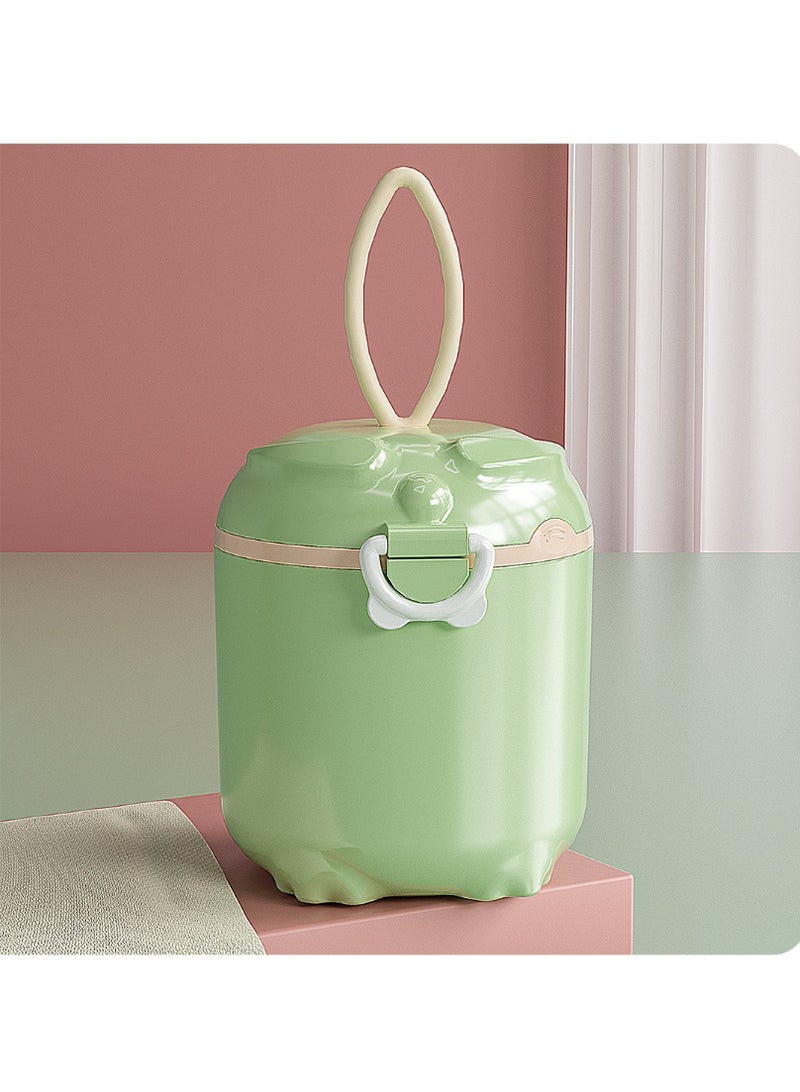 DOOKOO Baby 2PCS Small u0026 Large Portable Travel Milk Formula Dispenser Containers Candy Fruit Snack Storage Container with Scoop and Visual scale, BPA Free - Image 2