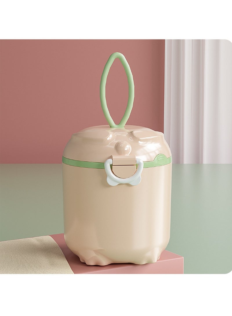 DOOKOO Baby 2PCS Small u0026 Large Portable Travel Milk Formula Dispenser Containers Candy Fruit Snack Storage Container with Scoop and Visual scale, BPA Free - Image 3