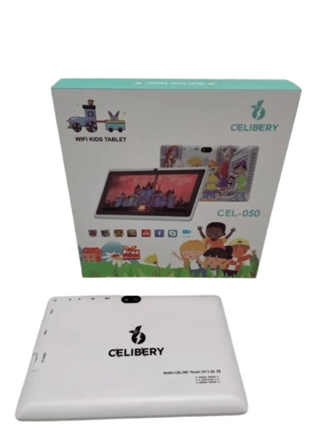 سيليبري كمبيوتر لوحي للأطفال مقاس 7 بوصات يعمل بنظام Android للدراسة والتعليم وذاكرة وصول عشوائي 2 جيجابايت وذاكرة قراءة فقط 32 جيجابايت وواي فاي 1024x600 أجهزة لوحية للأطفال - Image 2
