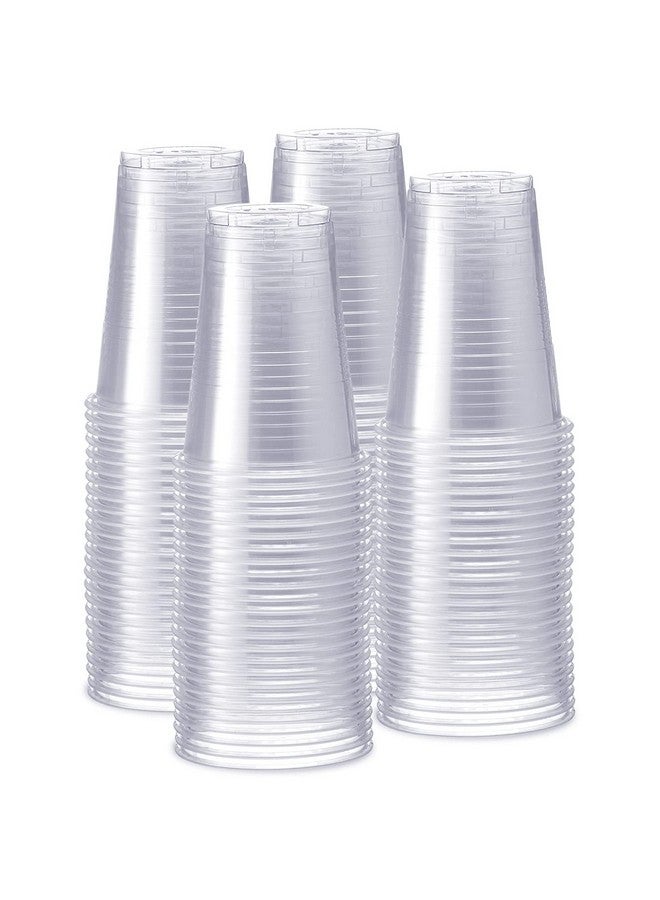 Comfy Package GUSTO [16 oz. - 240 Count] Clear Plastic Cups Disposable - Cold Party Drinking Cups for Events and Everyday Use