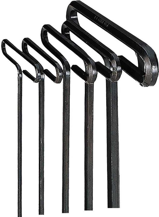 Eklind Tool EKLIND 35165 Std Grip Hex T-Key allen wrench - 5pc set Metric MM sizes 2.5-6 (6In shaft) - Image 1