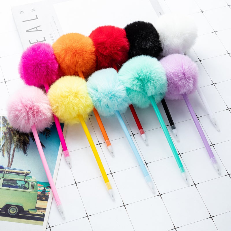 Creative Plastic Ball Pen Cartoon Cute Student Decompression Hand Account Pen Girl Heart School Advertising Gift Pen - Image 2