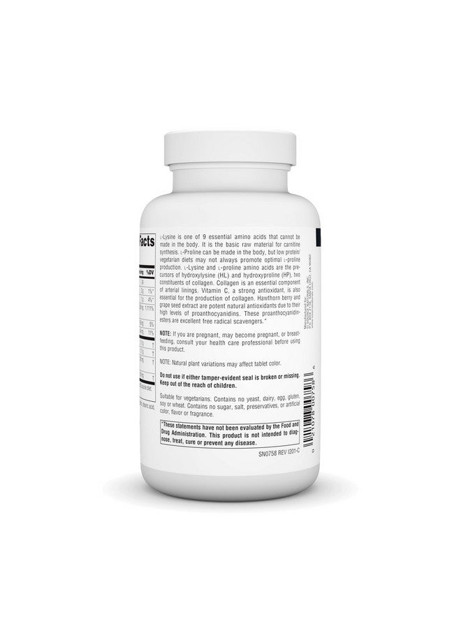 سورس ناتشورالز Source Naturals Proline & Lysine، 550 مجم - 120 قرصًا - Image 3