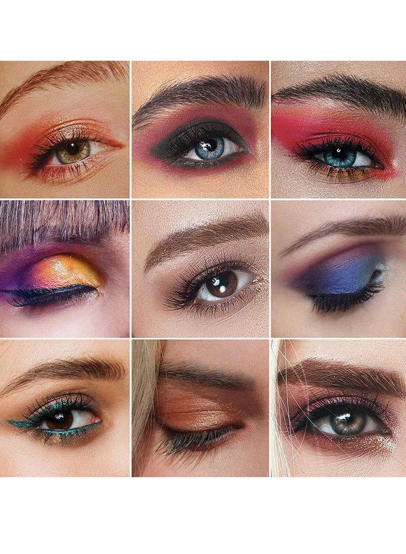 Excefore Disposable Dual Sides Eyeshadow Brushes, Eyeshadow Applicators with Container, Disposable Eyeshadow Sponge Applicator Makeup Applicators-80 Pcs - Image 5