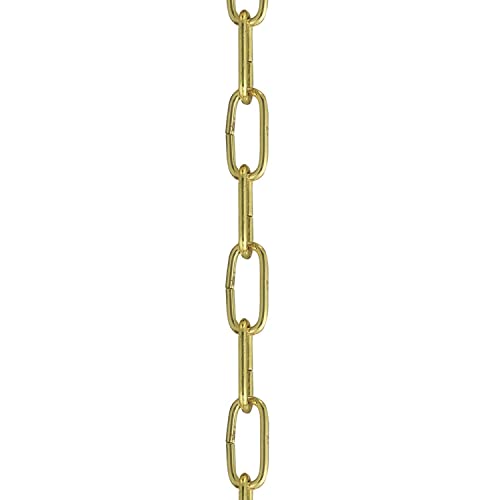 Livex Lighting 5607-02 Accessories Light Standard Decorative Chain, Polished Brass Medium - Image 2