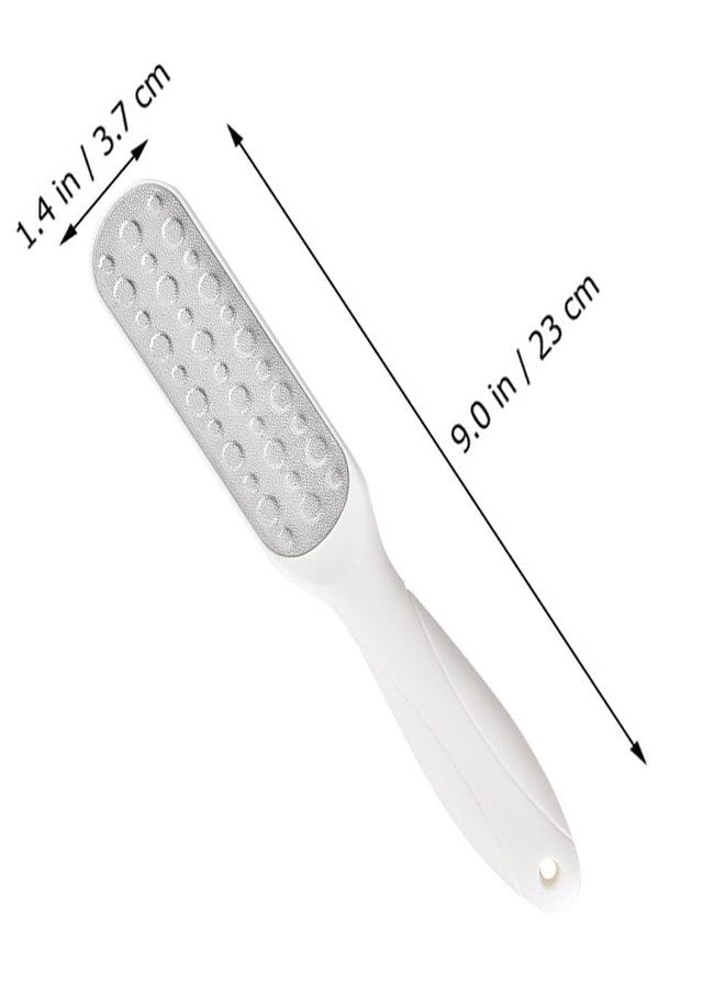 NAIDEV Foot Scrubber usage for dead skin and calluses Remover for all ages men and Women and also usage for Professional Foot Care Pedicure, Foot Scraper For Cracked Heels White - Image 2