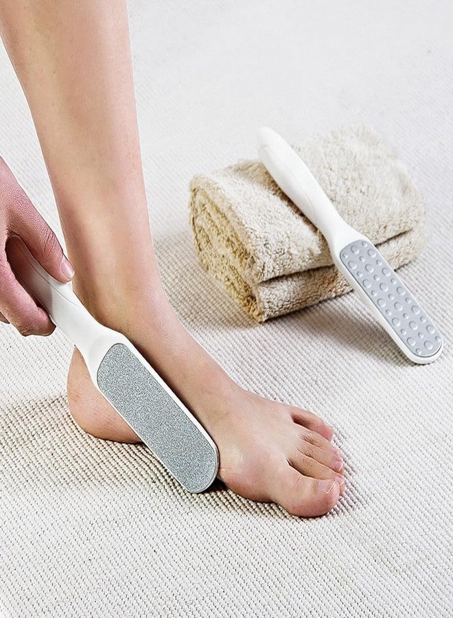NAIDEV Foot Scrubber usage for dead skin and calluses Remover for all ages men and Women and also usage for Professional Foot Care Pedicure, Foot Scraper For Cracked Heels White - Image 4
