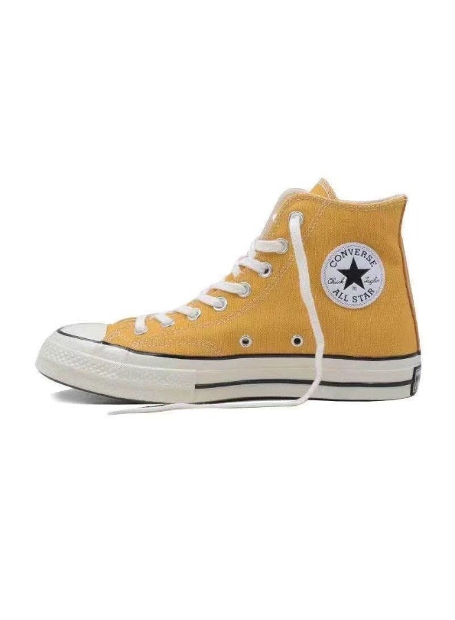 Converse Chuck Taylor All-Star 70s High Top Canvas Sneakers - Mustard Yellow Retro Style Casual Shoes 38SIZE