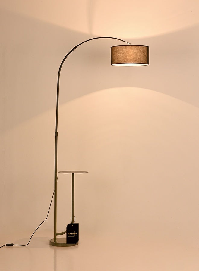 Sharpdo Modern Floor Lamp with Shelf Adjustable Pure Natural Marble Elegant Floor Lighting with Tray Interior Lighting Decoration Standing Light with Shelves Black 180*100CM - Image 5