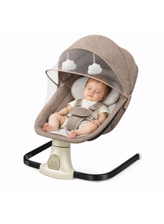 سرير أطفال كهربائي ذكي مع موسيقى أثاث أطفال كراسي تتأرجح مهد هزاز سلة أطفال سرير طفل متأرجح