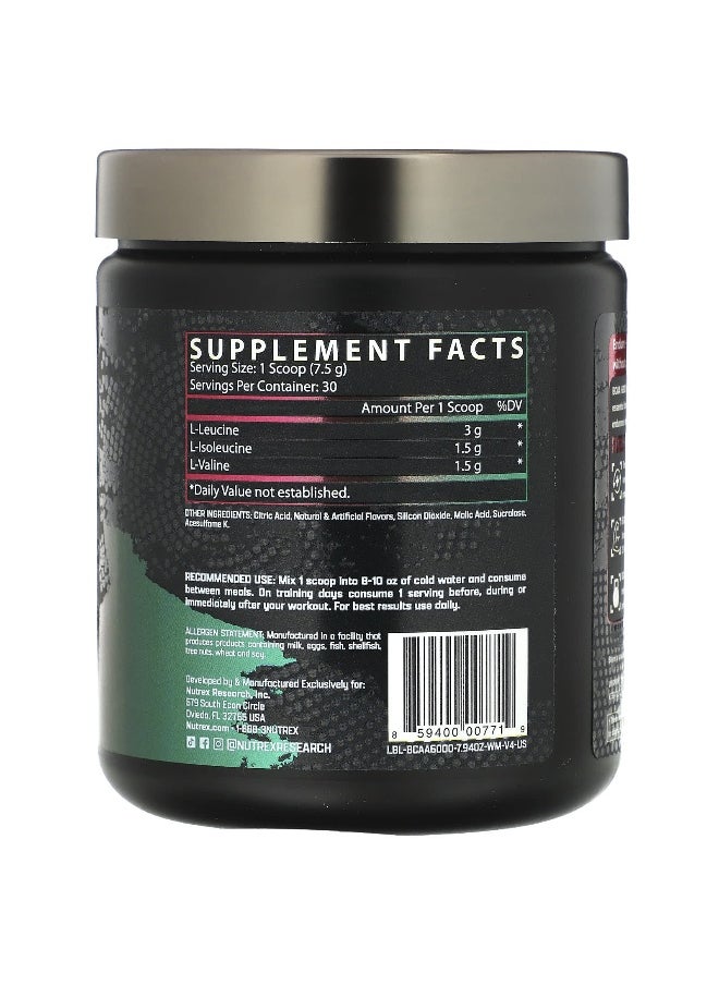 Nutrex Research Nutrex Research, BCAA 6000, Recovery, Watermelon, 7.94 oz (225 g)  - Image 2