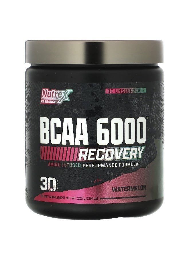 Nutrex Research Nutrex Research, BCAA 6000, Recovery, Watermelon, 7.94 oz (225 g)  - Image 1