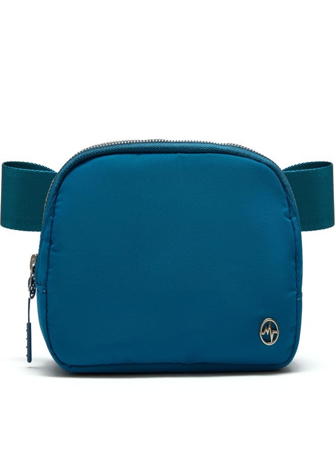 Pander Unisex Belt Bag Fanny Pack for Women with Adjustable Strap, Small Waist Pouch for Workout Running Traveling Hiking. (Ocean Blue) - Image 1