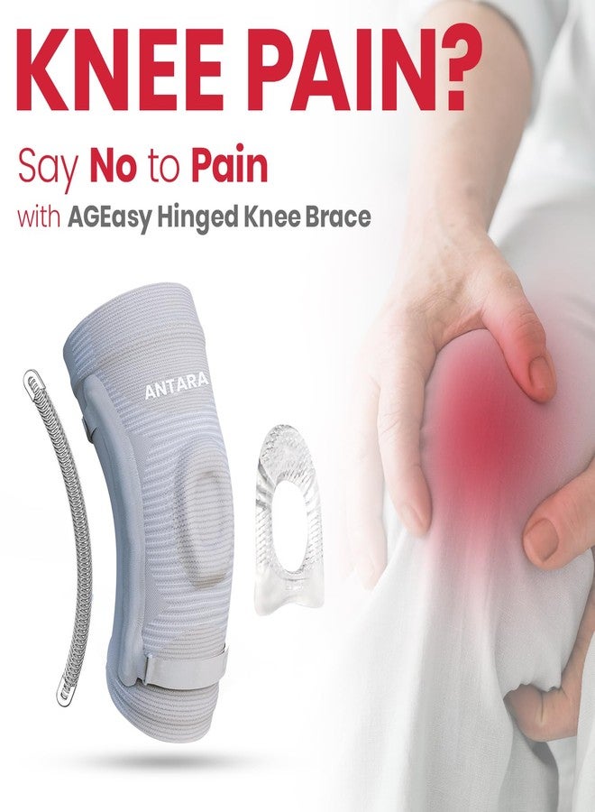 AGEasy Antara Hinged Knee Braces for Osteoarthritis | Knee Brace for Men & Women | Knee Caps for Pain Relief | Breathable Knee Brace with Side Hinges | Knee Support for Joint Pain & Injury Recovery - Image 5