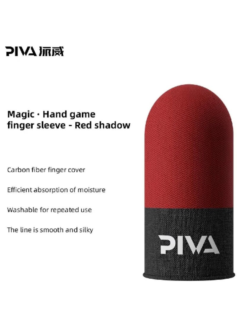 piva Peva Anti-Sweat Finger Glove for Gaming Red - Image 2