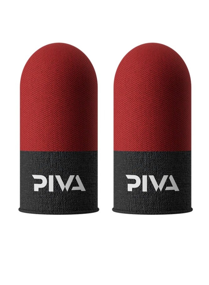 piva Peva Anti-Sweat Finger Glove for Gaming Red - Image 3