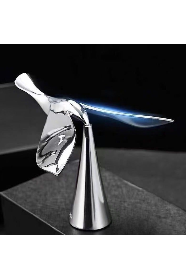 فتاحة زجاجات على شكل طائر متوازن، فتاحة زجاجات متعددة الوظائف، فتاحة زجاجات مزخرفة بتصميم عائم ودوار لفتح أغطية زجاجات البيرة والنبيذ الأحمر وتزيين سطح المكتب - Image 1