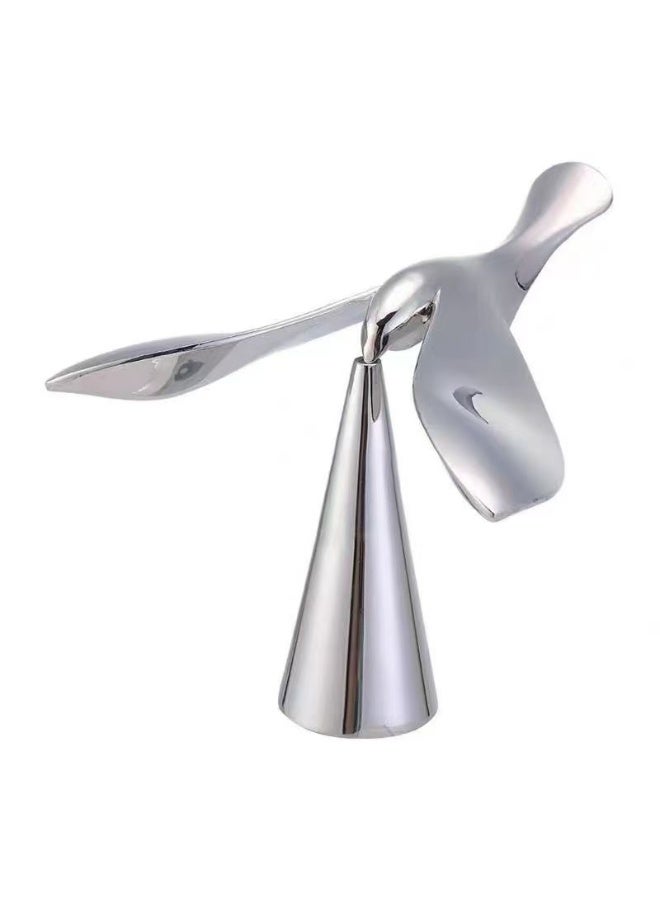 فتاحة زجاجات على شكل طائر متوازن، فتاحة زجاجات متعددة الوظائف، فتاحة زجاجات مزخرفة بتصميم عائم ودوار لفتح أغطية زجاجات البيرة والنبيذ الأحمر وتزيين سطح المكتب - Image 3