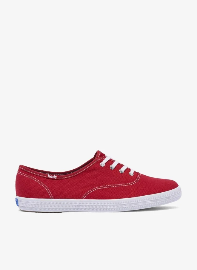 Keds Keds Women's Champion Originals Lace Up Canvas Casual Sneaker Red