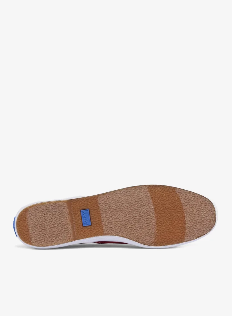 Keds red Keds Women's Champion Originals Lace Up Canvas Casual Sneaker Red for Women | Best Price UAE