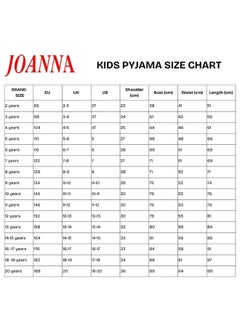 JOANNA JOANNA Girl's We Are Happy Print Short Sleeve Shirt & Long Pants Pajama Set, Red  - Image 5