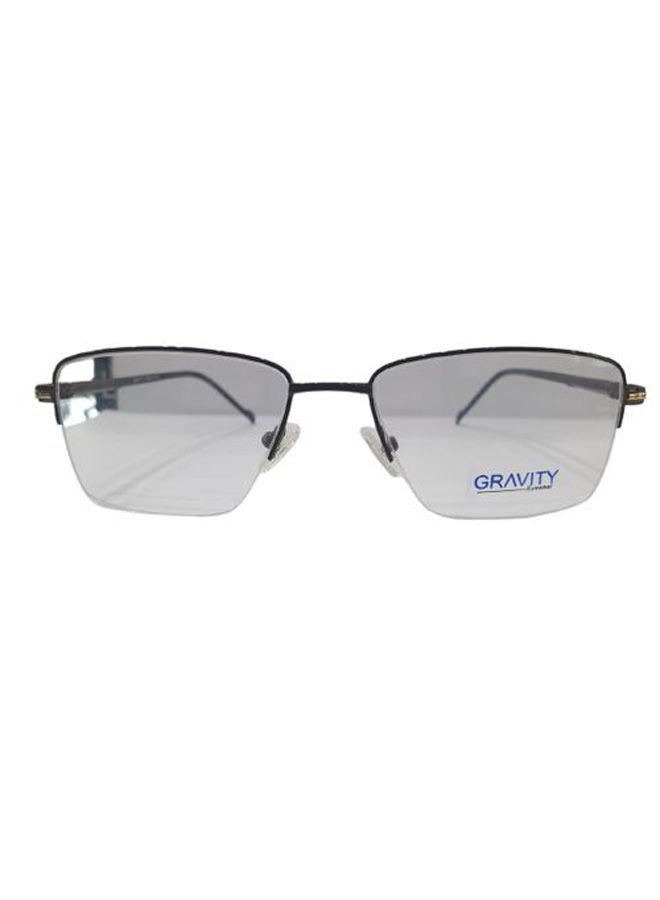 Gravity Semi-Rimless Rectangular Eyeglass Frame 2004 C4  - Image 1