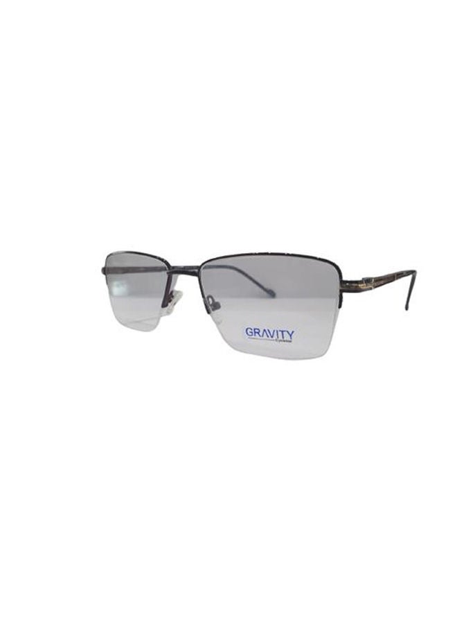 Gravity Semi-Rimless Rectangular Eyeglass Frame 2004 C4  - Image 2