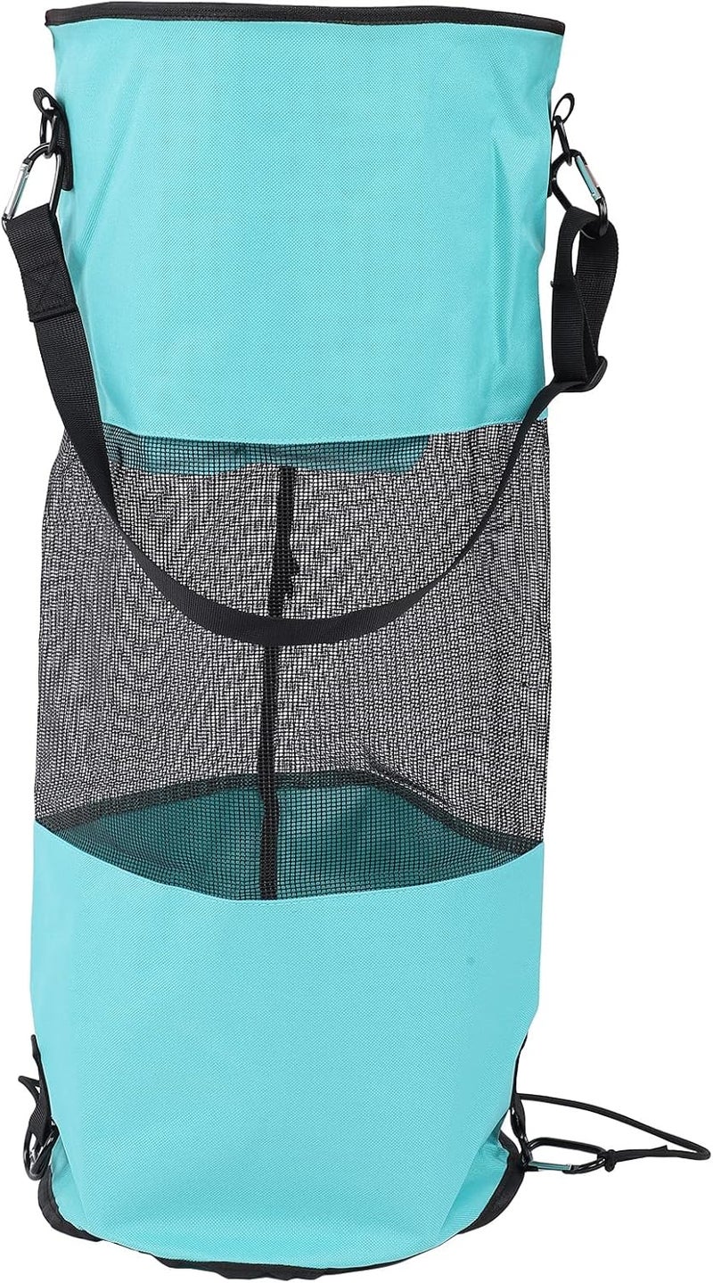 Boat Trash Bag Reusable Waterproof Mesh Garbage Bag, Outdoor Mesh Trash Bag for Boat with Elastic Top and Sturdy Buckle Strap, Portable Garbage Storage for Kayaking - Image 1