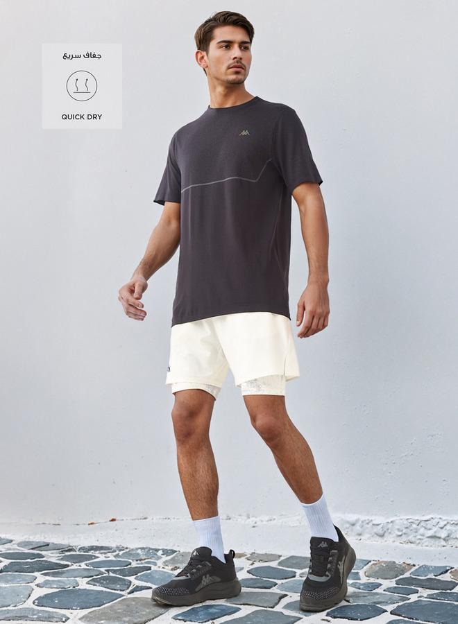 كابا شورت رياضي كابا بطبعة شعار مع شورت داخلي - Image 2