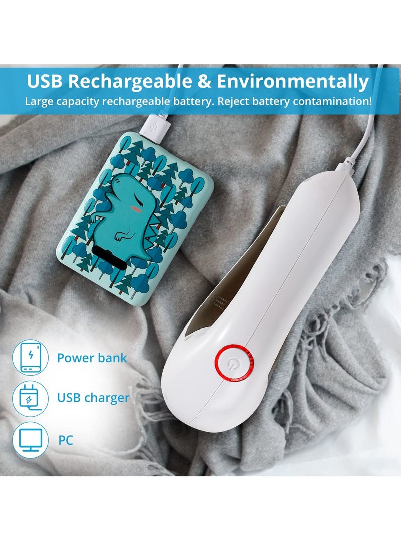 Excefore Bobble Remover, Usb Electric Portable Fabric Shaver Lint Remover for Clothes Carpet Sofa  - Image 3