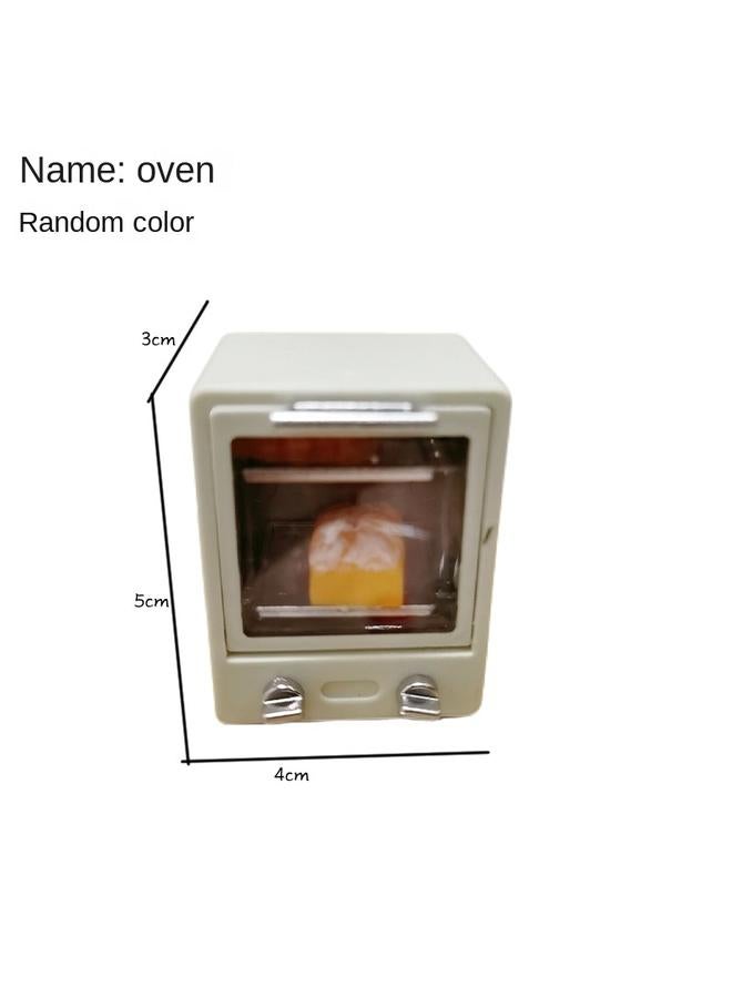 Net Red Stall Project Real Cooking Mini Kitchenette Real Cooking Full Set Of Electrical Appliances Refrigerator TV Oven Cart Model - Image 1