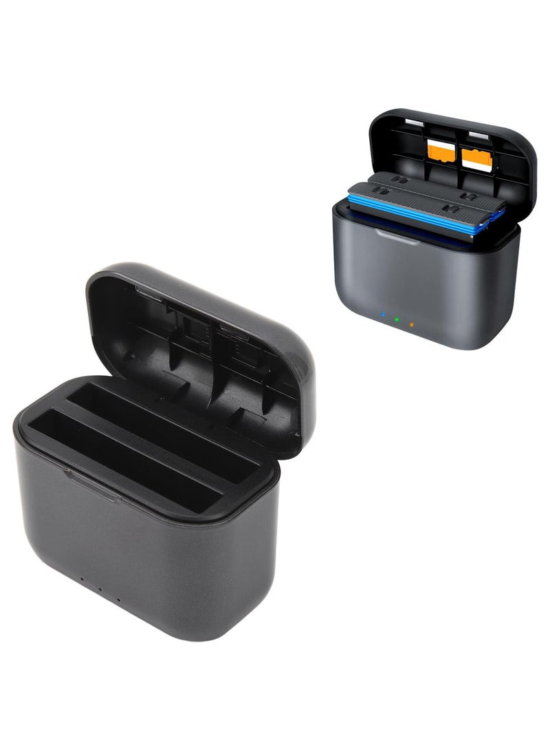 GGOOT Fast Battery Charger Hub for Insta360 ONE X2, 2 Channel USB Type C Battery Charging Storage Station with Micro SD Card Slots, Quick Portable MCU Intelligent Fast Charge Hub Bundle - Image 1
