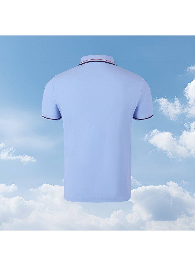 Tucano Moisture-wicking & Breathable  Men's Summer Set - Smooth Polo Shirt With Lightweight Trousers - Image 4