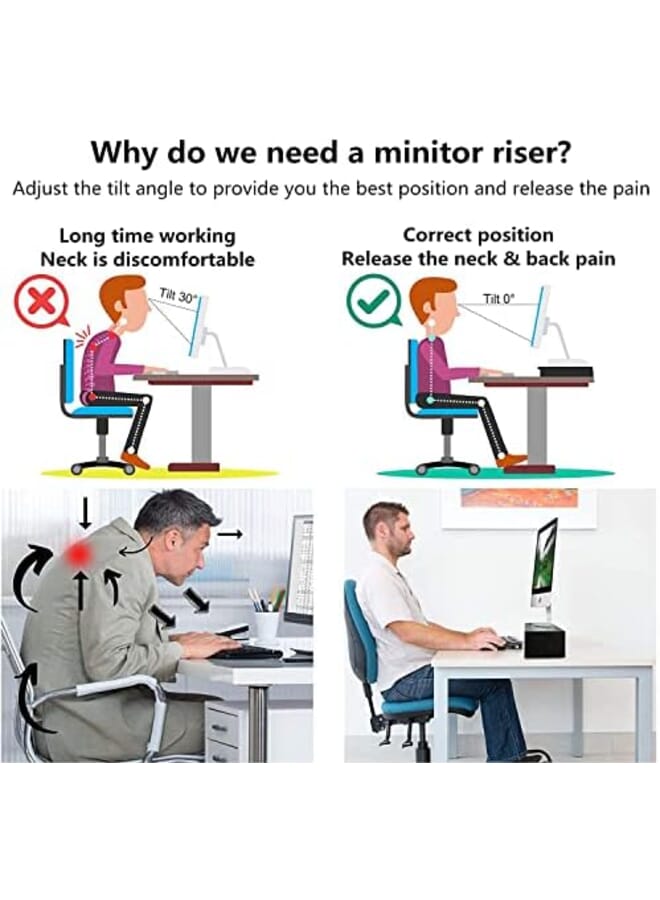 Monitor Desk Mount Stand Computer Monitor Single Arm With Gas Spring For 13 To 27 Inch Pc Lcd Led Screen Adjustable Height Tilt Angle Spring Monitor Riser Swivel Bracket For Vesa 75X75Mm 100X100Mm - Image 3