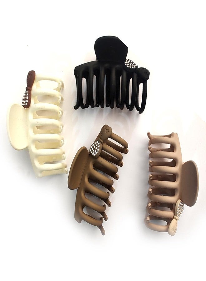 برافراجيا مجموعة برافراجيا من 6 قطع من مشابك الشعر الكبيرة ذات المخالب للشعر الكثيف، مشابك شعر واسعة الفتح، مشابك شعر كبيرة مانعة للانزلاق، إكسسوارات شعر للنساء والفتيات، تمتعي بحرية الحركة مع أحدث مشابك الشعر - Image 5