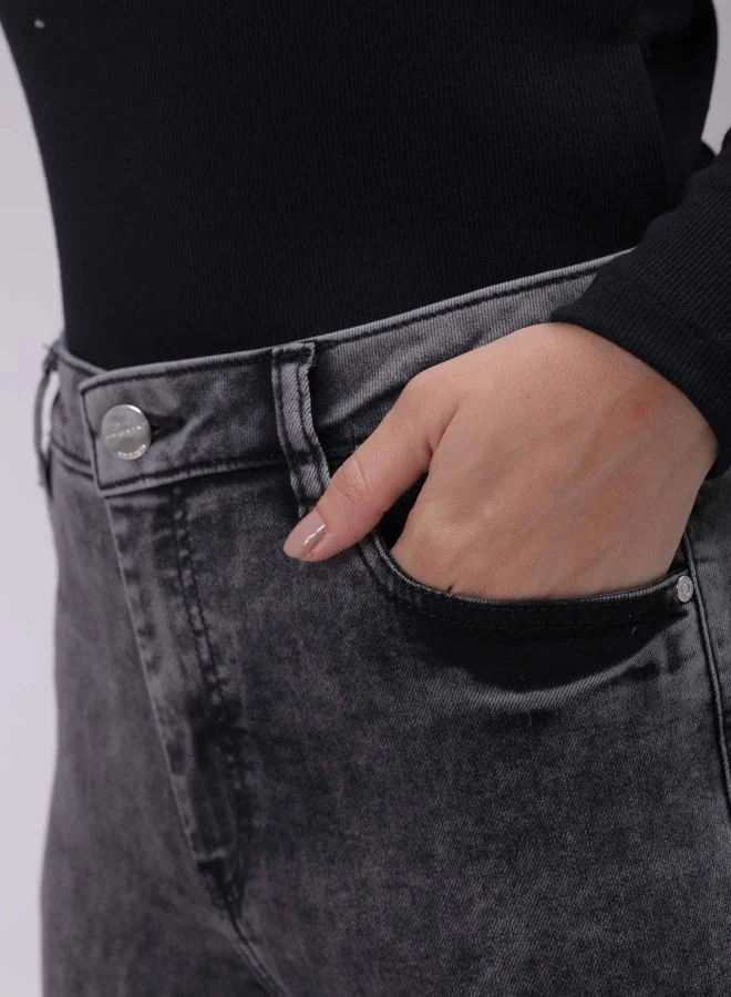 Freehand Women Slim Fit Solid High-Rise Jeans