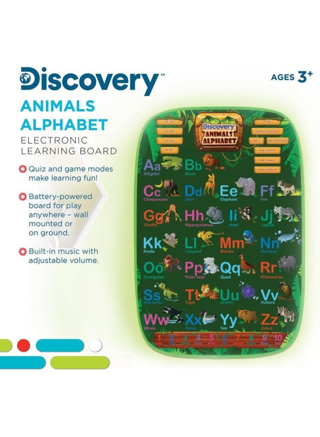 Discovery Kids Animal Alphabet Interactive Electronic Learning Board - Image 5